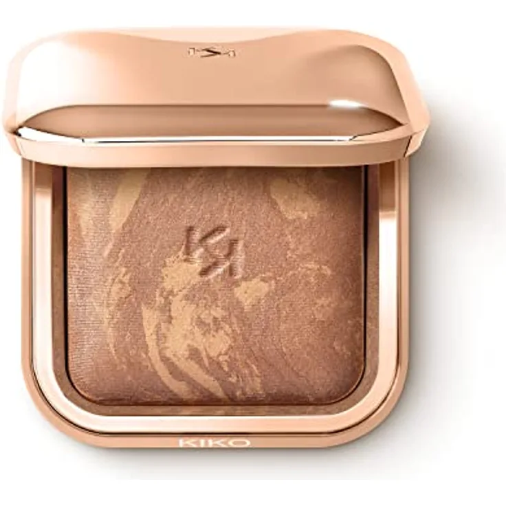 KIKO Milano Silky Glow Bronzer, Farbton 02 Terracotta, 8.5 g, für natürliche Bräune und Konturierung