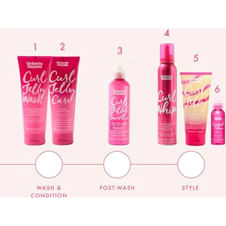 Umberto Giannini Curl Jelly Gelato Scrunching Jelly Haargel, limitierte Auflage mit Vanilleduft, silikonfrei, 200 ml – Bild 8