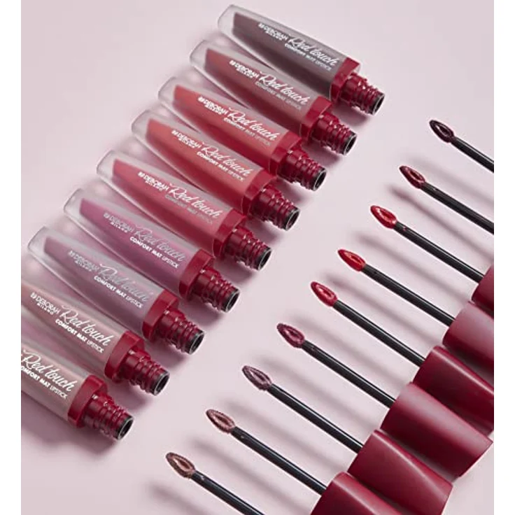 Deborah Milano Red Touch Lipstick N.2 Delicate Rose, Flüssiger Lippenstift mit ultra-mattem Effekt, langanhaltend und nährend, 4,5 g – Bild 3