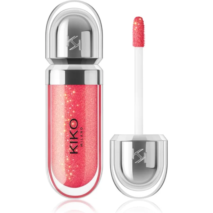 KIKO Milano 3D Hydra Lipgloss, hydratisierendes Lipgloss mit langanhaltendem Glanz, Farbton 11 Golden Red, 6.5 ml