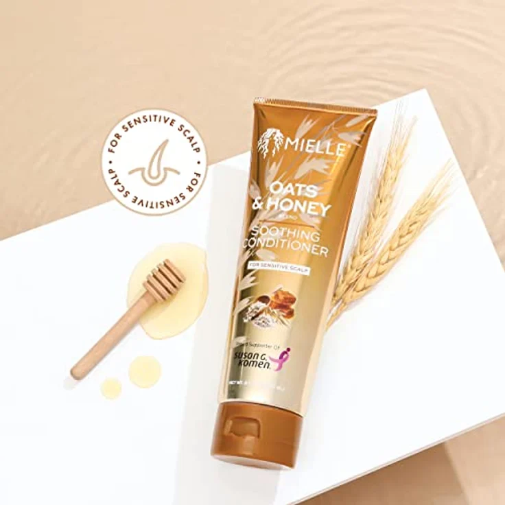 Mielle Organics Oats & Honey Blend Soothing Conditioner, 237 ml, beruhigender Inhaltsstoffmix für geschmeidiges Haar – Bild 5