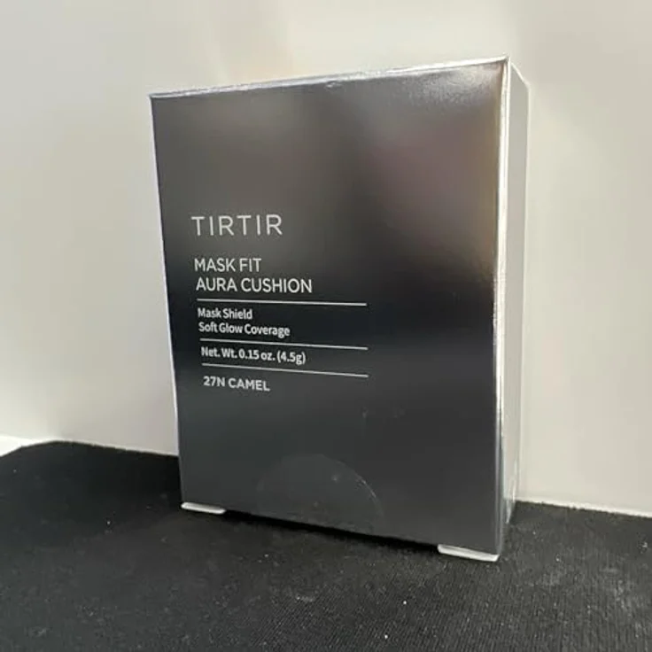 TIRTIR Mask Fit Aura Cushion Mini, feuchtigkeitsspendendes Make-up im Schwamm, Farbton 27N Camel, 4.5 g, hervorragende Abdeckung und Hautverjüngung – Bild 7