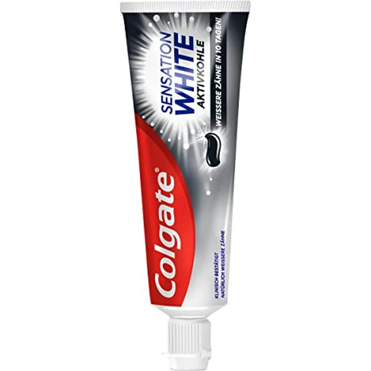 Colgate Sensation White Aktivkohle Zahnpasta, 75 ml – Bild 2