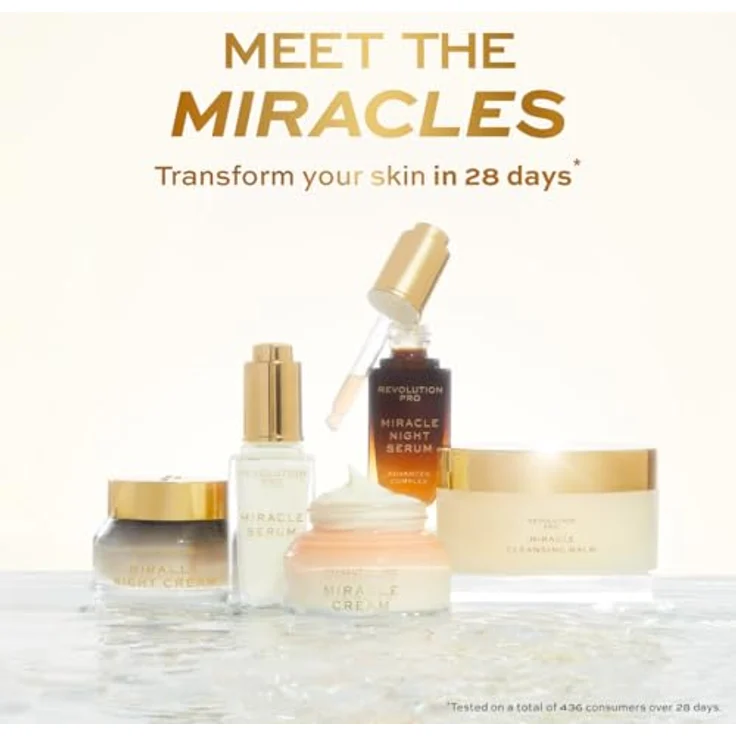 Revolution Beauty London Revolution Pro, Miracle Serum, Feuchtigkeitsspendendes Gesichtsserum, 30ml, mit aufhellendem Vitamin C und rosiger Duftnote – Bild 3