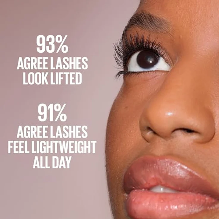 MAYBELLINE NEW YORK Lash Sensational Body Waterproof Volumen-Mascara, wasserfest, Farbton Black, 9.75 ml – Bild 9