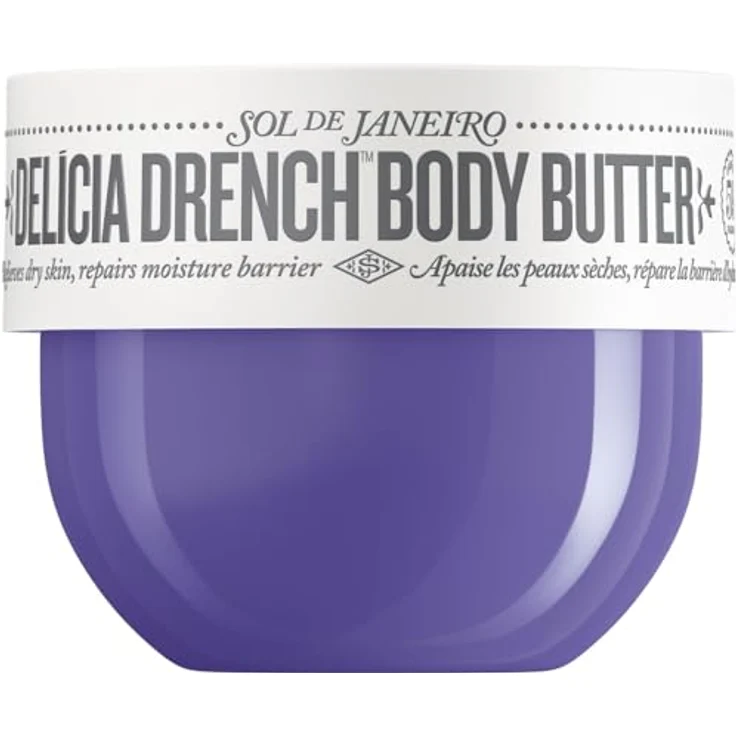 SOL DE JANEIRO DELICIA DRENCH BODY BUTTER 75 ml - Langanhaltende Feuchtigkeit, repariert die Hautbarriere, samtige Pflaume & Vanilleorchidee, vegan – Bild 1