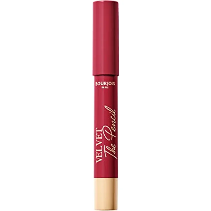 Bourjois Velvet the Pencil, dünner Lippenstift mit Matt-Effekt, Farbton 08 Rouge Di'vin, 1,8 g