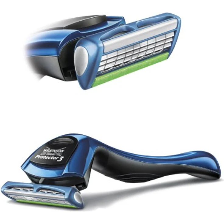 Wilkinson Sword Protector 3 Herren Rasierer mit 1 Rasierklinge, 1 St – Bild 3