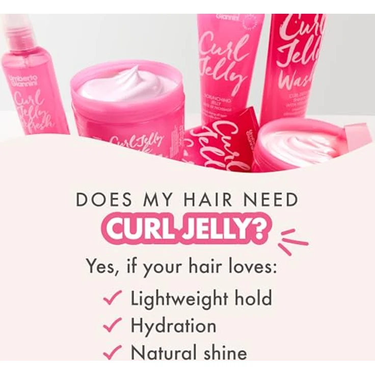 Umberto Giannini Curl Jelly Smoothie Conditioner, silikonfreier Leave-in Conditioner mit Sheabutter und Sonnenblumenöl, 200 ml – Bild 5