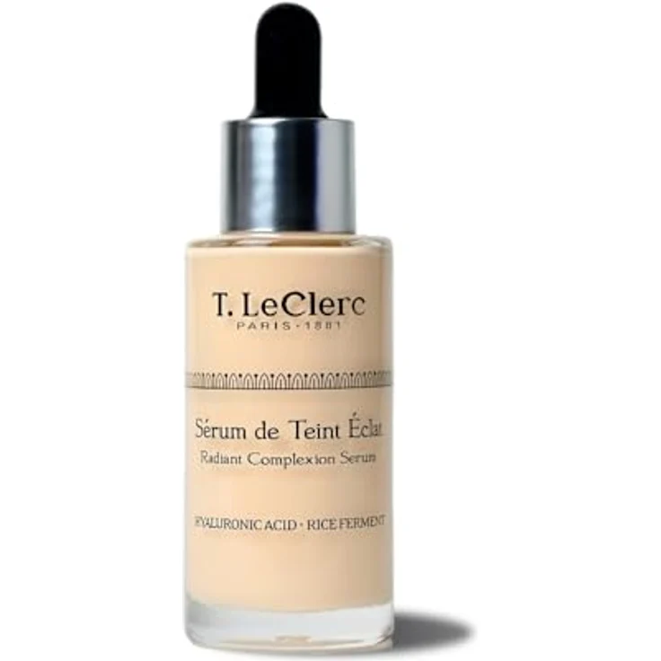 T. LeClerc Anti-aging Radiant Complexion Serum Foundation 30 g, leichte Deckkraft, für alle Hauttypen, Farbe Amande – Bild 1