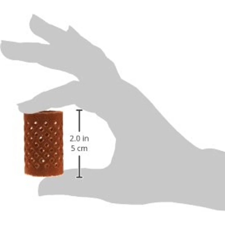Efalock Professional Metallwickler beflockt kurz, 28 mm, braun, 1er Pack, (1x 12 Stück) – Bild 3