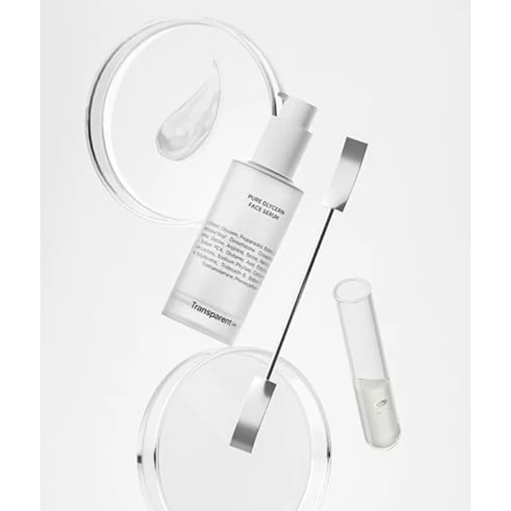 Transparent Lab Pure Glycerin Face Serum, 50 ml, feuchtigkeitsspendendes Gesichtsserum mit 15% Glycerin für trockene Haut – Bild 3