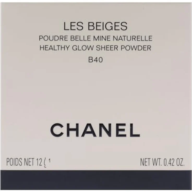 CHANEL Les Beiges Healthy Glow Sheer Powder - B40 (12 g), Kompaktpuder in natürlicher Farbe – Bild 5