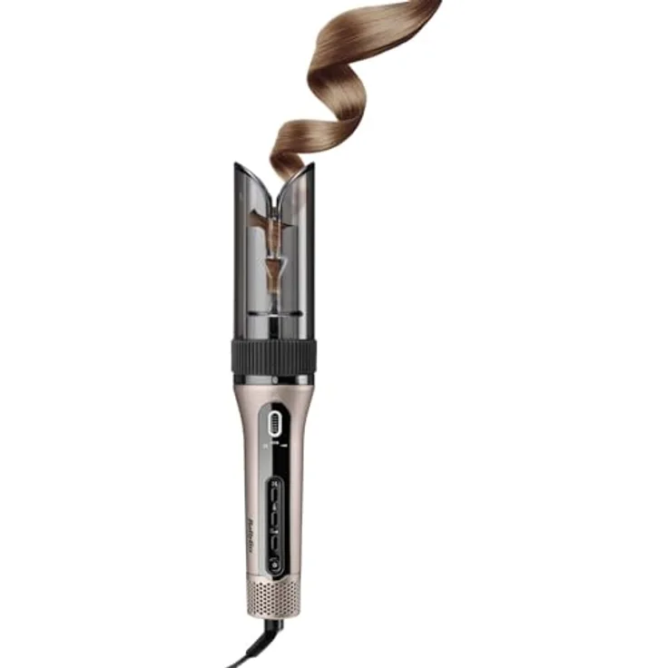 BaByliss C6688E Style Secret Air, Glätt- und Lockenstab mit Auto-Curl-Technologie, 4 Temperatureinstellungen, Hitzeschutzmatte