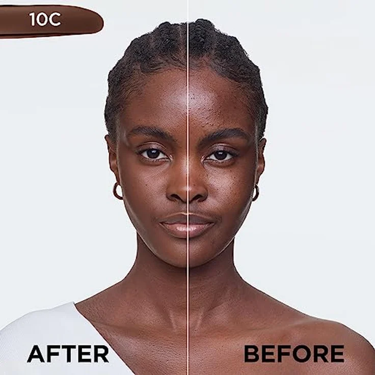 L'Oréal Paris Make up, Flüssige Foundation mit Hyaluron und Aloe Vera, Perfect Match Make-Up, Nr. 10.R Espresso, 30 ml – Bild 4