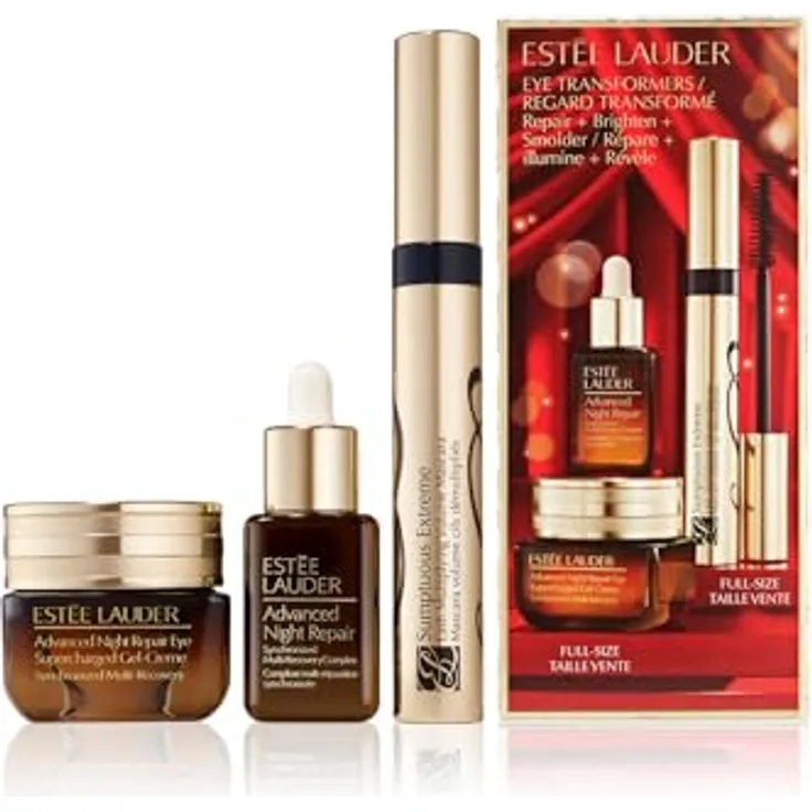 Estée Lauder Advanced Night Repair Set, Serum, Augengel-Creme, volumisierende Mascara - Luxuriöse Augenpflege für jugendliche Haut und strahlende Wimpern
