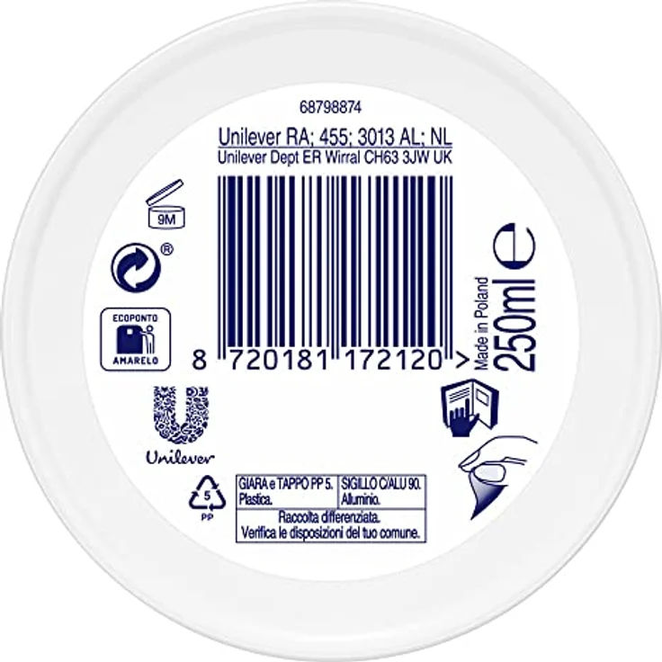 Dove Nourishing Gesichtscreme für Körper und trockene Haut, 250 ml, pflegend, langlebig, flexibel gestaltbar – Bild 2