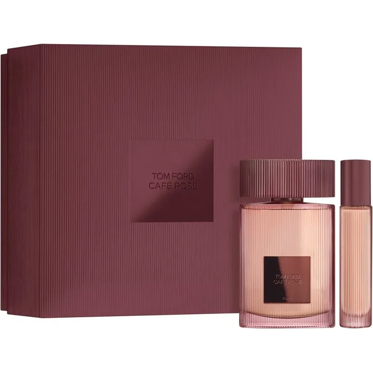 TOM FORD Café Rose Geschenkset, Damen-Duftset mit Eau de Parfum 50 ml und 10 ml, luxuriöse Duft-Miniatur