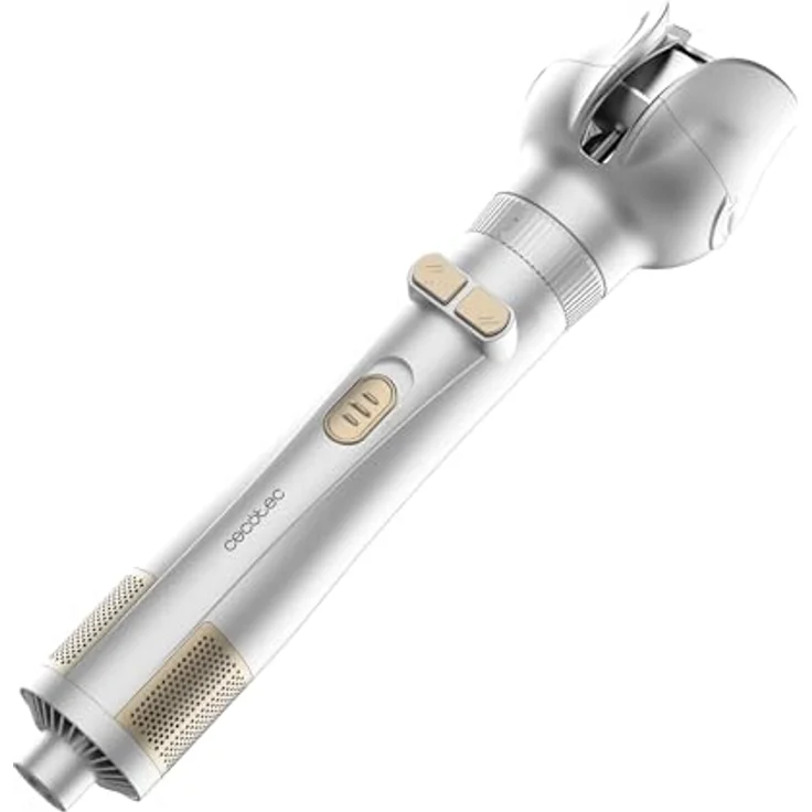 Cecotec CeramicCare 6in1 Gyro, Warmluftbürste mit keramikbeschichteten Platten und gyroskopischer Technologie, schwarz-grau – Bild 2