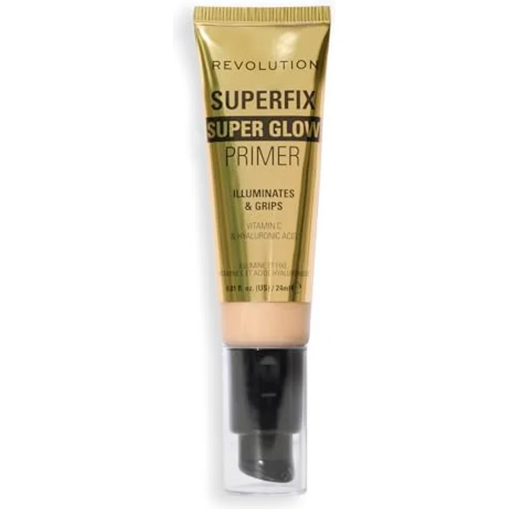 Revolution Superfix Super Glow, aufhellender Make-up Primer mit Hyaluronsäure und Vitamin C, 24 ml – Bild 1