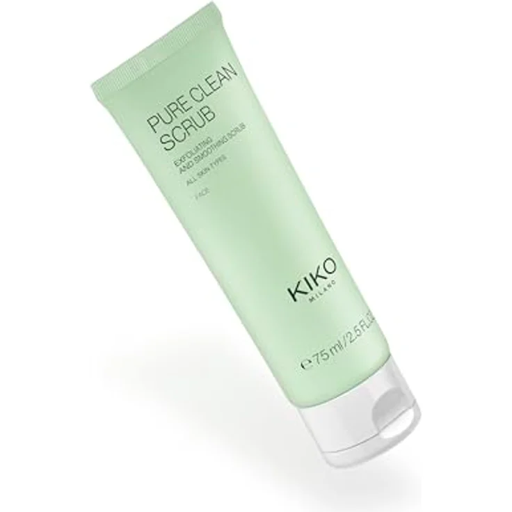KIKO Milano Pure Clean Scrub, Gesichtsreinigungspeeling mit Hyaluronsäure und Granatapfelextrakt, 75 ml – Bild 3