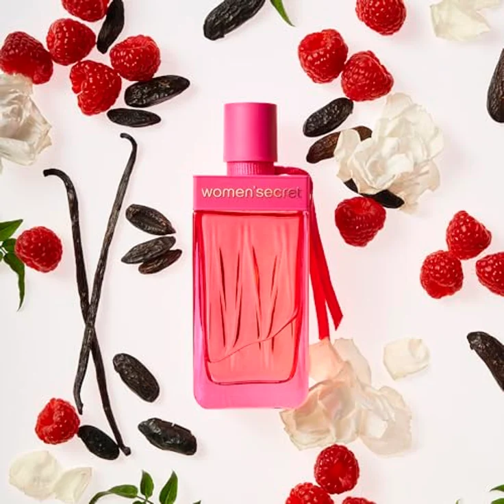 Women'secret Intimate Delight, Eau de Parfum für Damen 100ml Spray, blumig-bernsteiniger Duft mit Himbeere und Vanille, Geschenkidee für Frauen – Bild 3