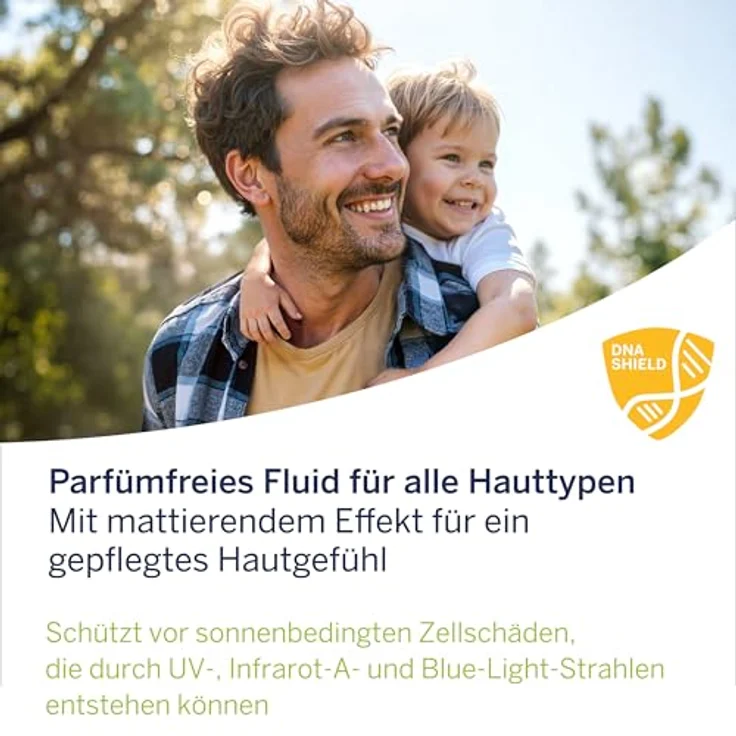 DERMASENCE SolvineaMed Sonnenschutz-Gesichtsfluid LSF50, 50 ml - Wasserfest, ultraleicht, parfümfrei mit mattierendem Effekt und sehr hohem UV-Schutz – Bild 2