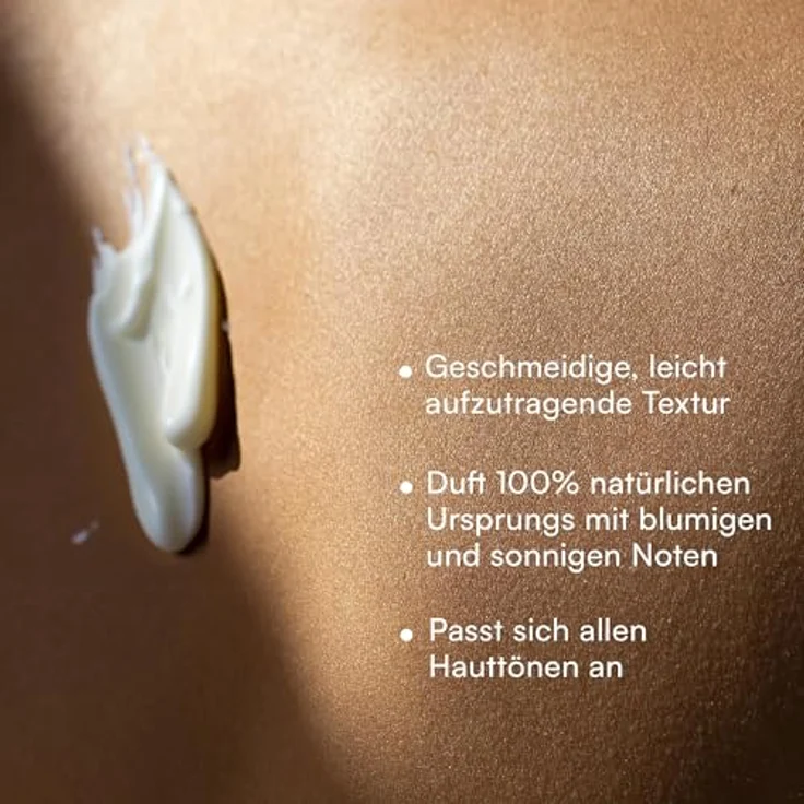 Laboratoires de Biarritz Bio-zertifizierte Feuchtigkeitsspendende Selbstbräunungsmilch für Gesicht und Körper, goldene Bräune, 150 ml – Bild 4