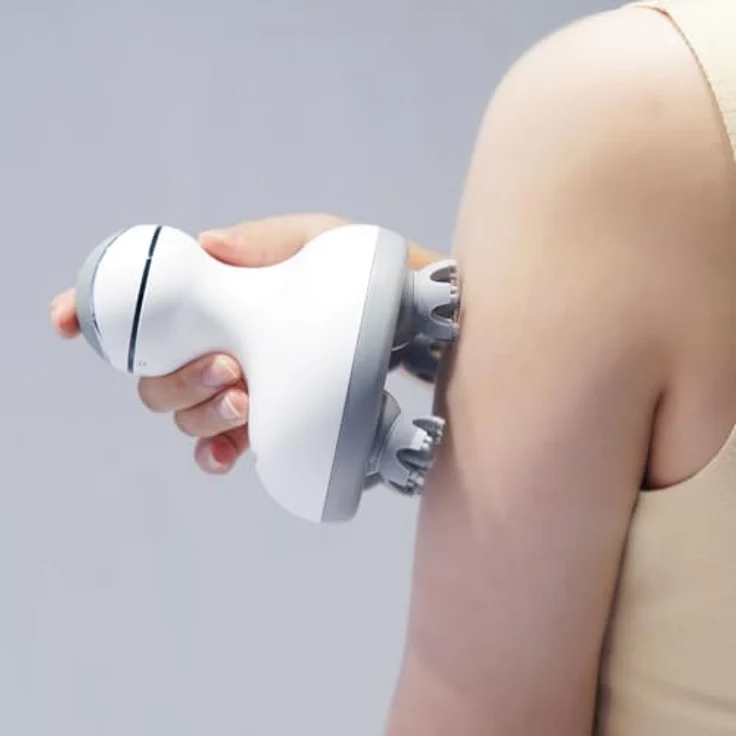 Casativo Massagegerät 3D Kopf- & Körper-Massagegerät, 4 Massageköpfe, mobil, Akku, ölbeständig, IPX7, bis zu 2,5 Std. Laufzeit – Bild 9