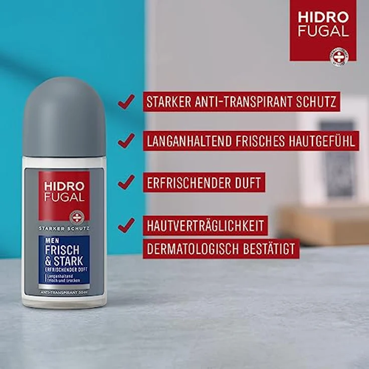 HIDROFUGAL Frisch & Stark Deodorant Roll-On 50 ml – Bild 2