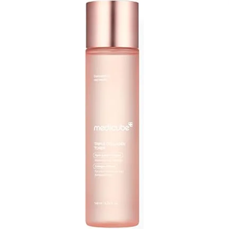 medicube - Triple Collagen Toner, 140 ml - Straffend, feuchtigkeitsspendend, mit Kollagenkomplex