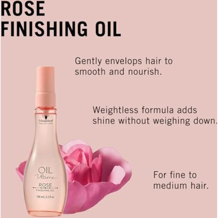 Schwarzkopf - Oil Ultime - Rose Finishing Oil - 100 ml – Bild 2