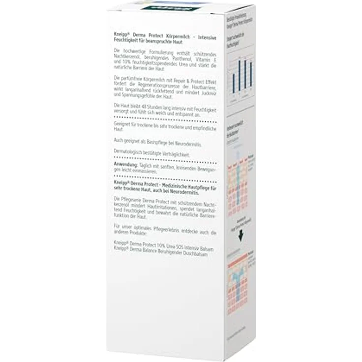 Kneipp DERMA PROTECT 10% UREA Körpermilch, parfümfrei, für sehr trockene Haut, auch bei Neurodermitis, 200ml, mit Nachtkerzenöl und Vitamin E – Bild 4