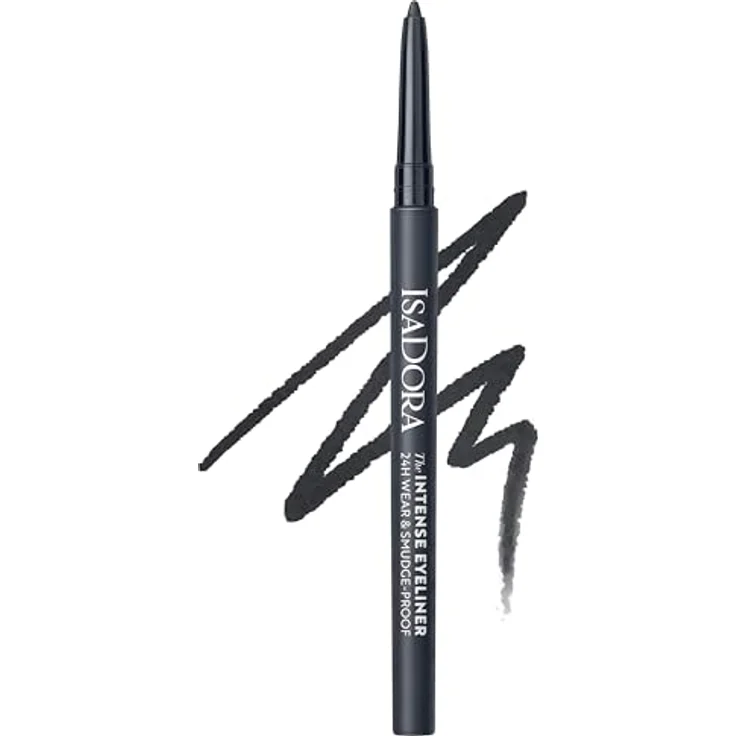 IsaDora The Intense 24H Wear & Smudge-proof Eyeliner, veganer Liner mit präziser Anwendung, 0,35 g – Bild 1