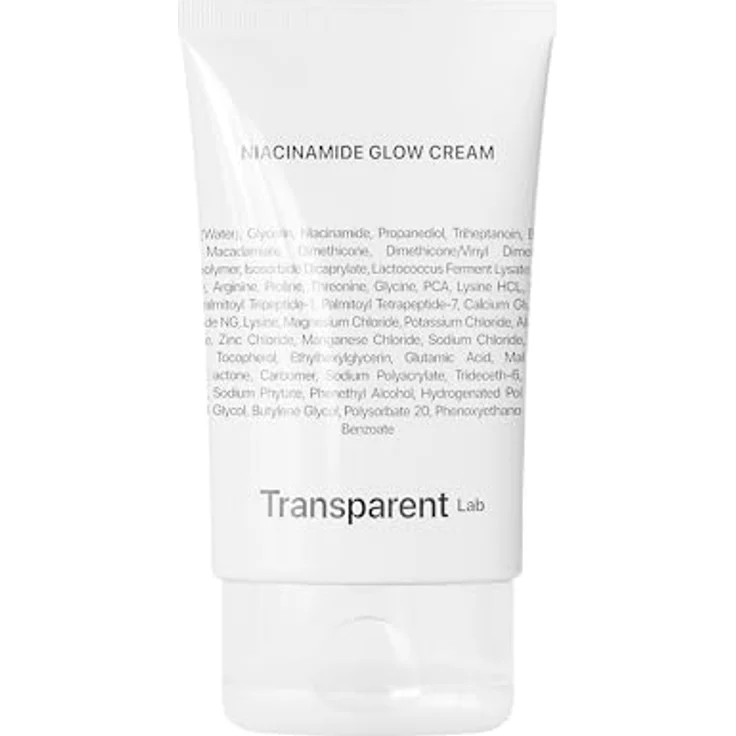 Transparent Lab Niacinamide Glow Cream 50 ml, Gelcreme mit 5% Niacinamid zur Aufhellung und Verbesserung des Hauttons, feuchtigkeitsspendend – Bild 1