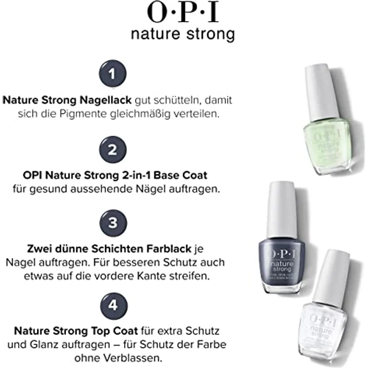 OPI Nature Strong Nagellack 15 ml Force Of Nailture – Bild 5