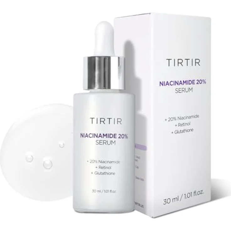 TIRTIR Niacinamide 20% Serum, Aufhellendes Anti-Falten-Serum mit festigender Wirkung, 30 ml – Bild 1