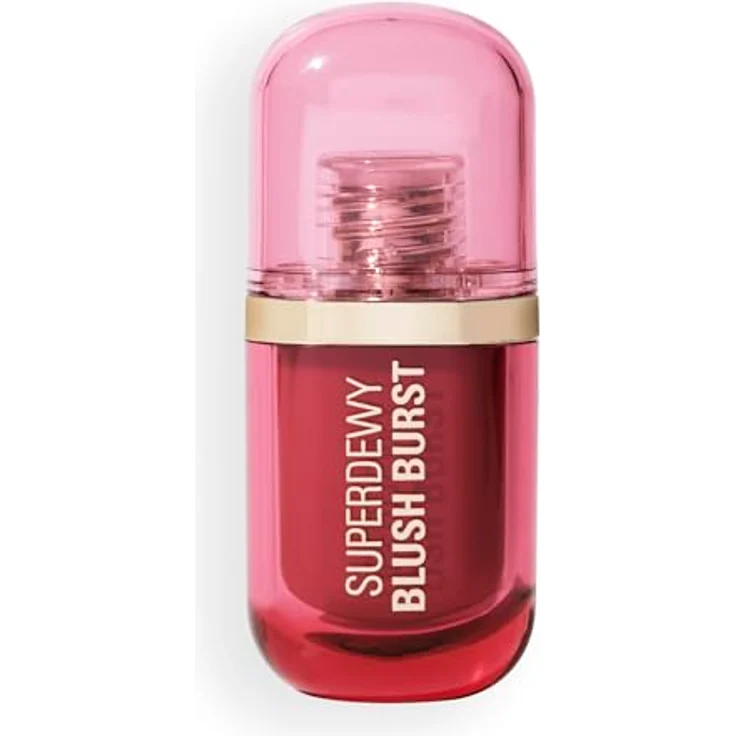 Revolution Superdewy Liquid Blush Burst – Aufbaubarer Flüssig-Blush mit Serum-Formel (Peptide & Hyaluronsäure) – vegan & tierversuchsfrei – Rose All Day Dusty Pink – 4,2 ml – Bild 2