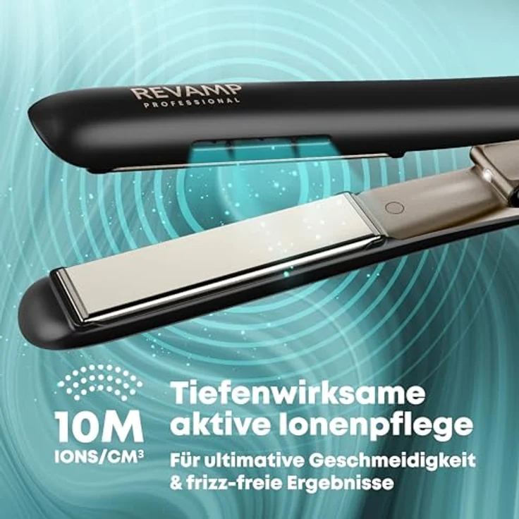 Revamp Professional Enigma Tri-Care Straightener ST-2900-EU, Haarglätter mit flexiblen Infrarot-Keramikplatten und ionisierendem Pflegesystem, Unisex, 1 ct, 130 - 235 °C – Bild 3