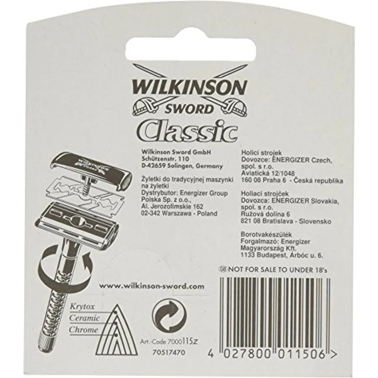 Wilkinson Sword Classic Rasierklingen 10 Stück – Bild 3