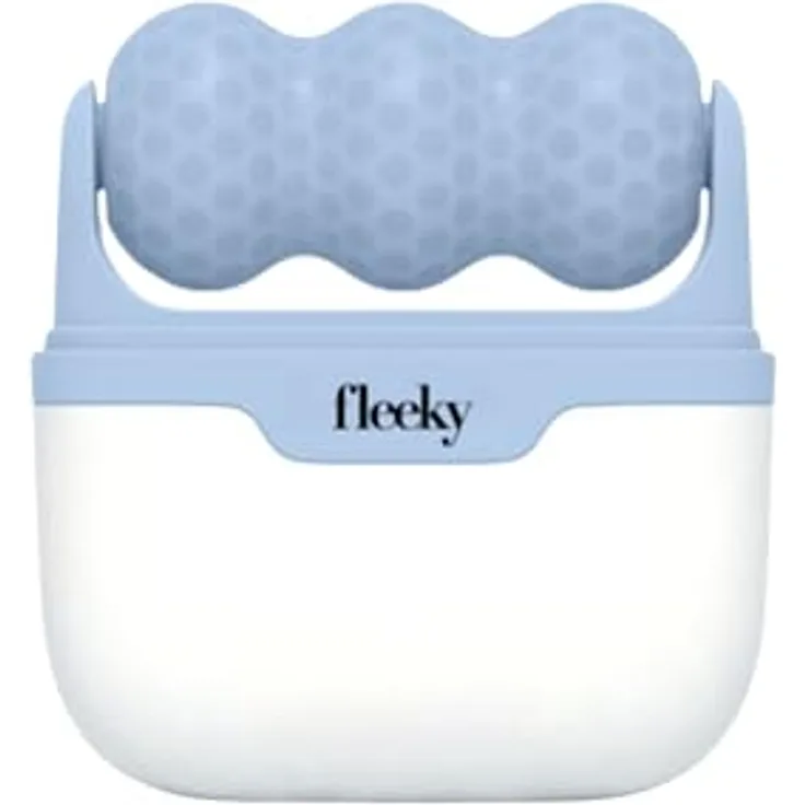 fleeky Ice Roller, Kühlend & Erfrischend Gesicht Roll-On mit Wave-Shape und V-Shape Ice-Wheels
