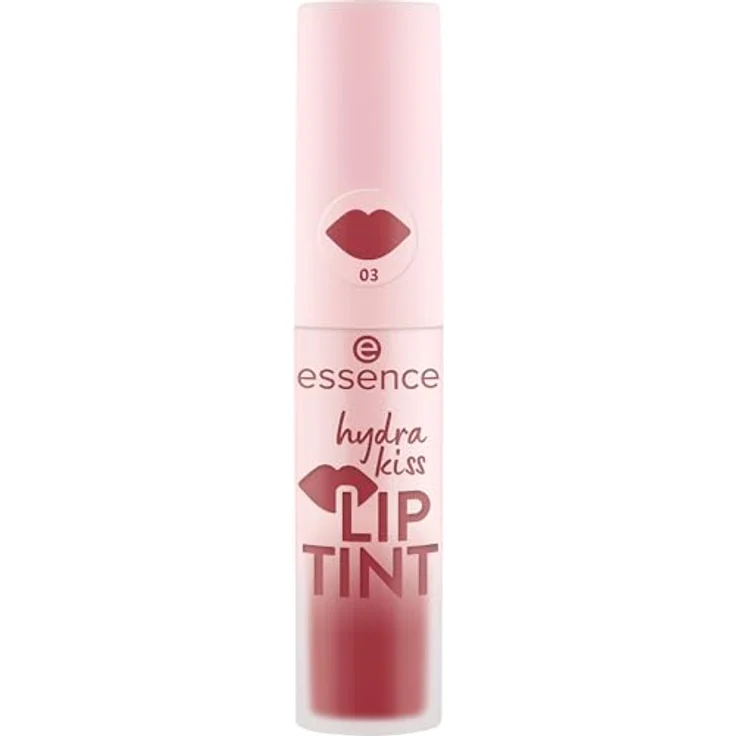 essence hydra kiss LIP TINT Liquid Lipstick, natürlicher Lip Tint mit langanhaltendem Farbeffekt und sanftem Glanz – Bild 2