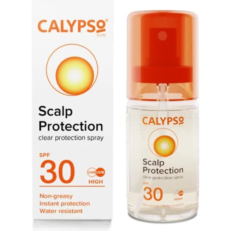 Calypso Haar- und Kopfhautschutzspray LSF30, nicht fettig, hoher UVA und UVB Schutz, wasserfest, 50 ml – Bild 2