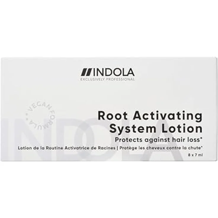 Indola Wurzelaktivierende Lotion, Behandlung gegen Haarausfall, 8 Einzeldosen à 7 ml (56 ml), verbesserte Haardichte und Wurzelstimulation – Bild 5