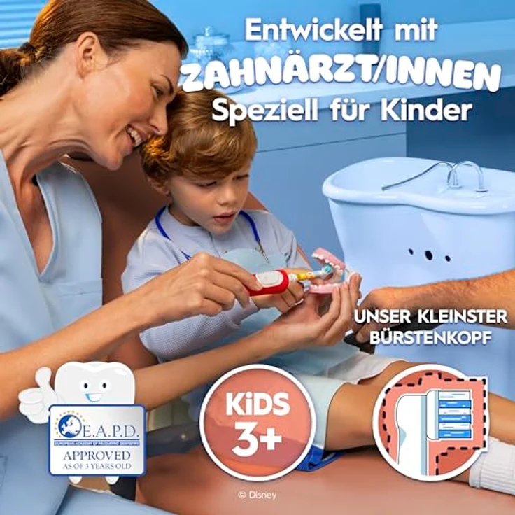 Braun Oral-B PRO Kids 3+ Aufsteckbürsten König der Löwen, 8er Pack, extra weiche Borsten für sanfte Reinigung – Bild 4