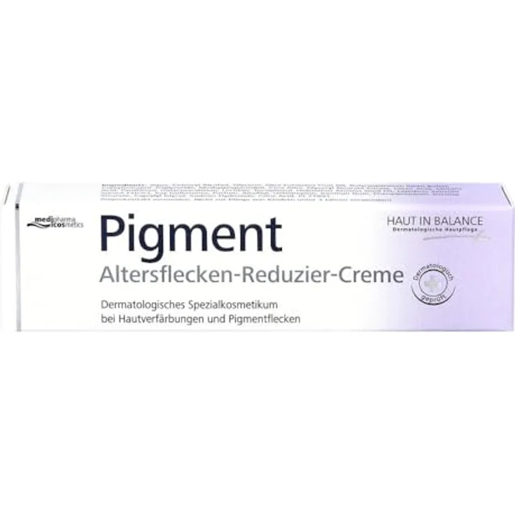 medipharma cosmetics Haut in Balance Pigment Altersflecken-Reduzier-Creme Gesichtspflege 20 ml mit pflegender Wirkung – Bild 3