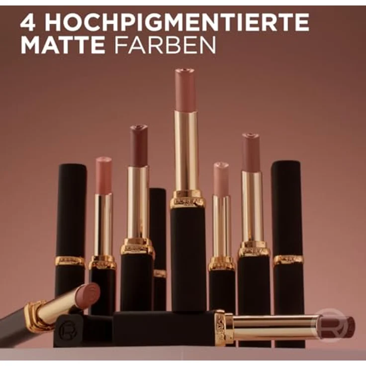 L'Oréal Paris Lippenstift für ein pudrig mattes Finish und 16 Stunden Halt, Color Riche Intense Volume Matte Nude, Farbe: 570 Worth It Intense, 1.8 g – Bild 3