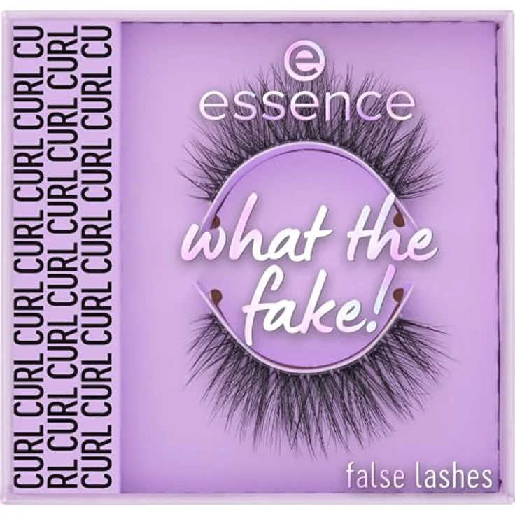 essence cosmetics what the FAKE! false lashes, künstliche Wimpern, Transparent, Extremes Volumen, vegan, ohne Mikroplastikpartikel, Nanopartikel frei, ohne Parfüm, 1er Pack (1g) – Bild 1
