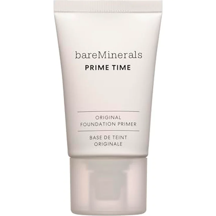 bareMinerals Prime Time Pore-Minimizing Foundation Primer, 15 ml mit samtiger Gel-Textur für minimierte Poren und natürlichen Filter-Effekt – Bild 1