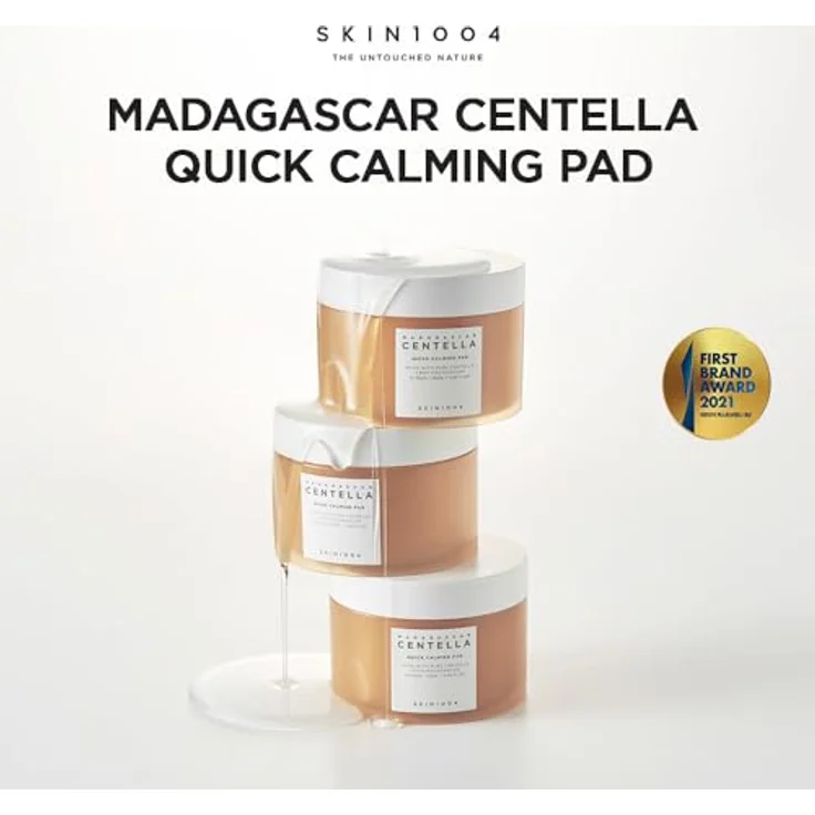 SKIN1004 Madagascar Centella Quick Calming Pad 70ea, 130 ml, schnell beruhigende Wirkung, beruhigend für empfindliche Haut, 49 % Centella asiatica, Madagaskar – Bild 4